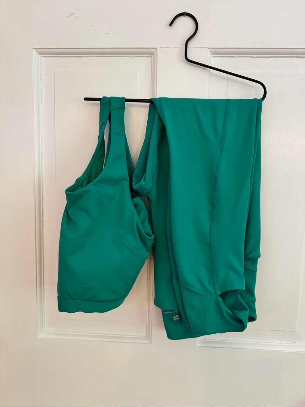 all in motion Women’s Emerald Green Active Sports Top Tank and Leggings Size L
